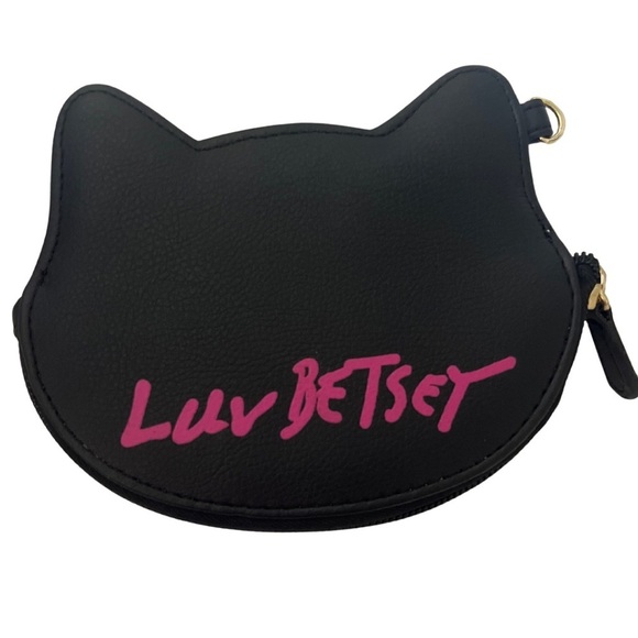 Luv Betsey Handbags - MUST HAVE Betsey Johnson Black Cat Coin Purse Pouch Collectible